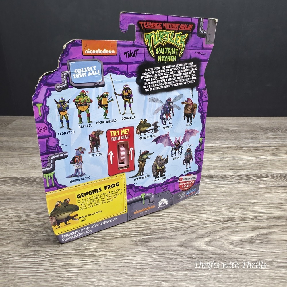 Teenage Mutant‎ Ninja Turtles - Mutant Mayhem - Genghis Frong 3" Figure - 2023 - Picture 10 of 16